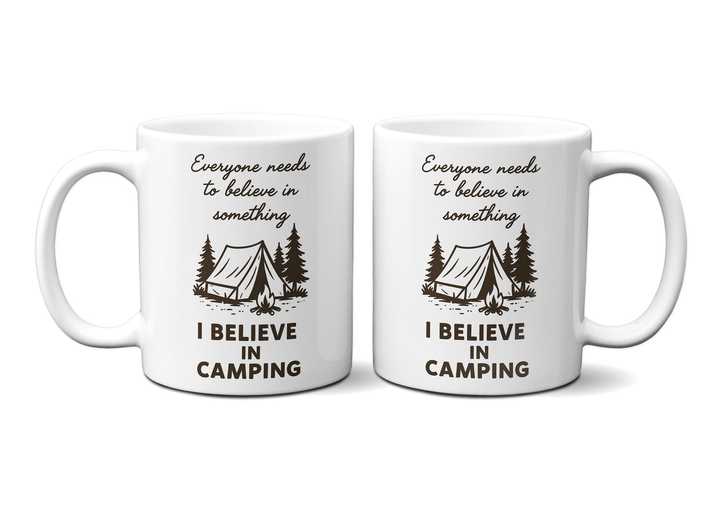 I Believe In Camping Graphic Mug