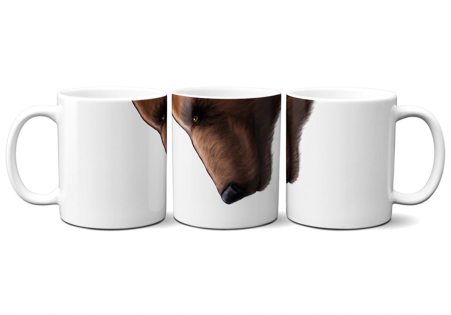 Grizzly Bear by Snout Mugs®