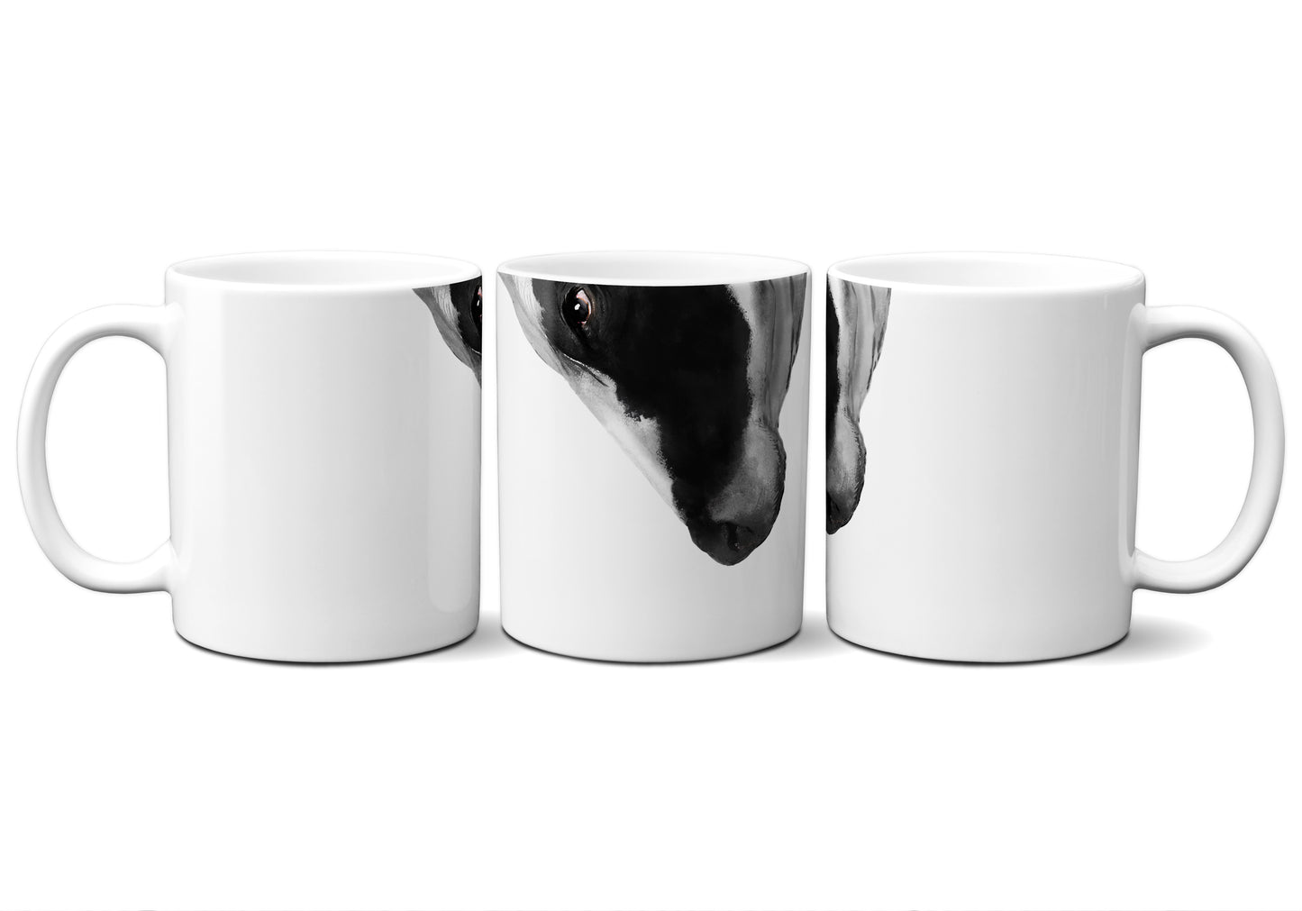 Black and White Cow by Snout Mugs®