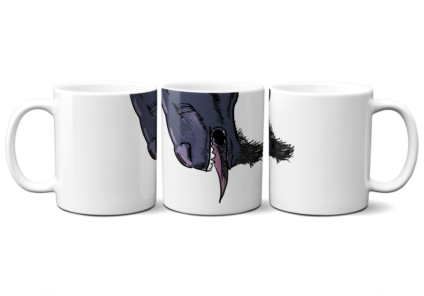 Cartoon Blue Goat by Snout Mugs®