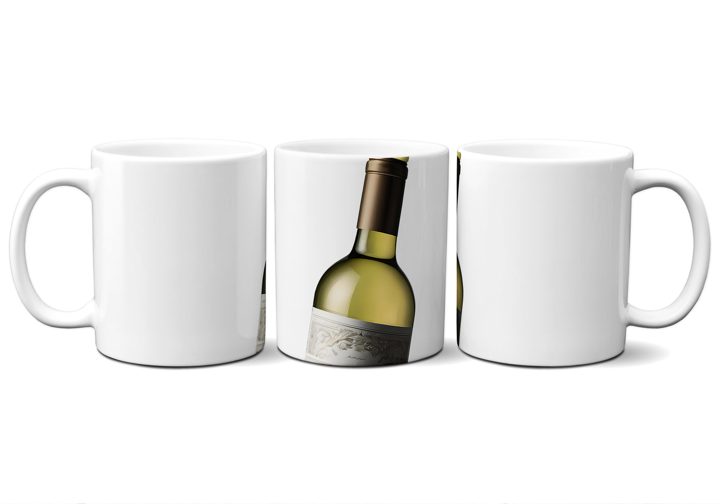 White Wine Bottle by Snout Mugs®