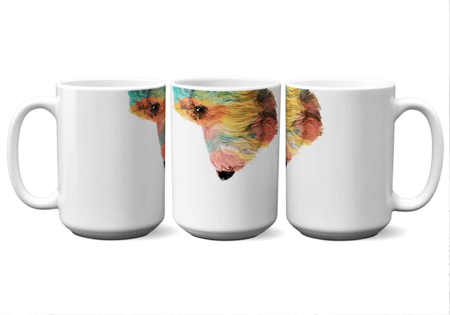 Rainbow Doodle Pop Art by Snout Mugs®