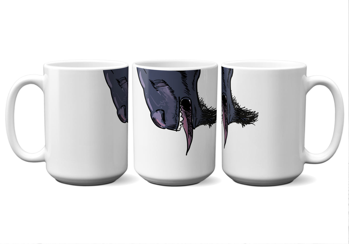 Cartoon Blue Goat by Snout Mugs®