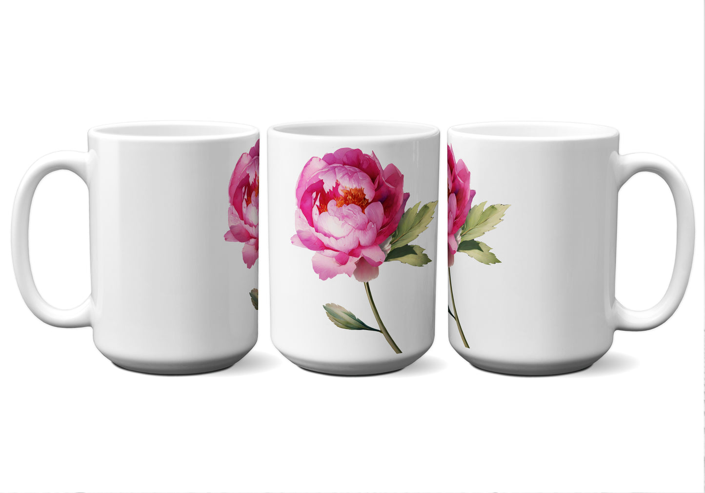 Peony Flower by Snout Mugs®