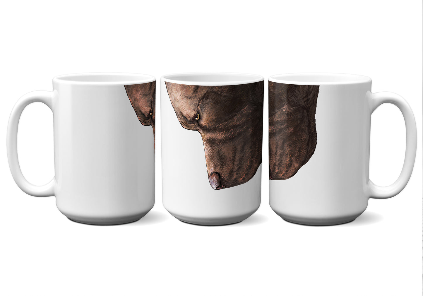 Pitbull Chocolate by Snout Mugs®