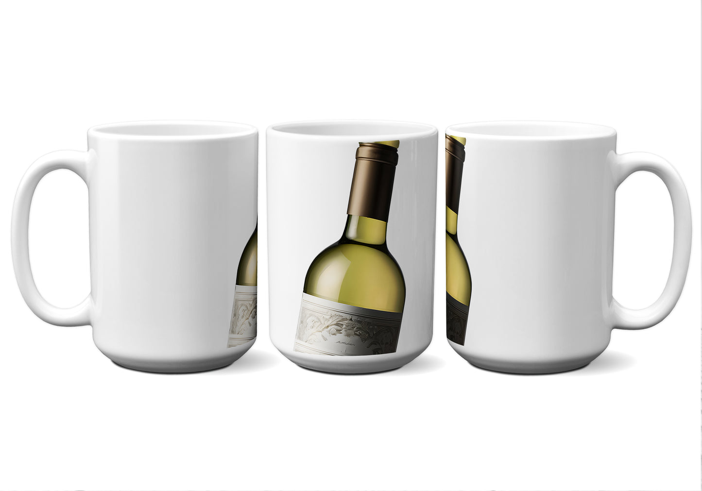 White Wine Bottle by Snout Mugs®
