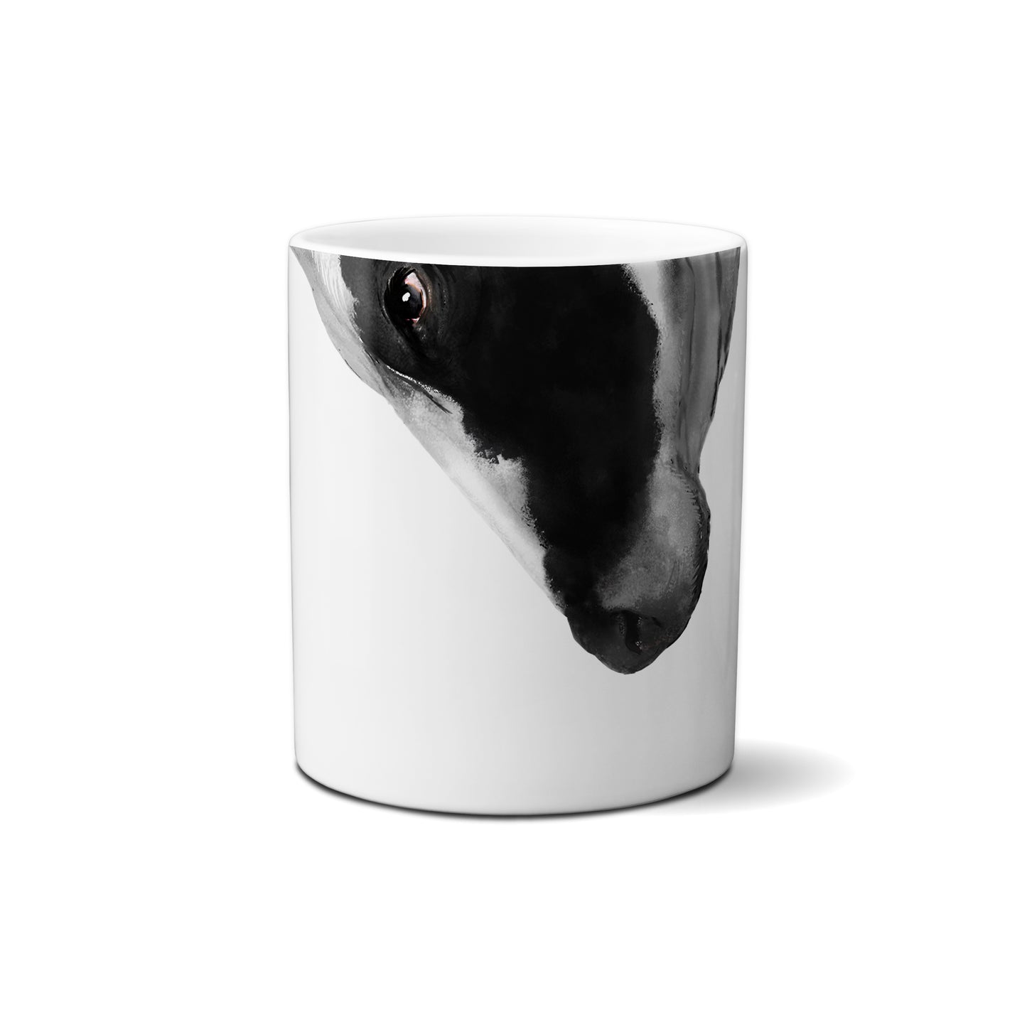 Black and White Cow by Snout Mugs®
