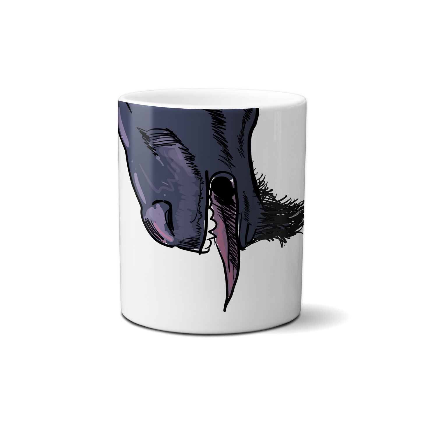 Cartoon Blue Goat by Snout Mugs®