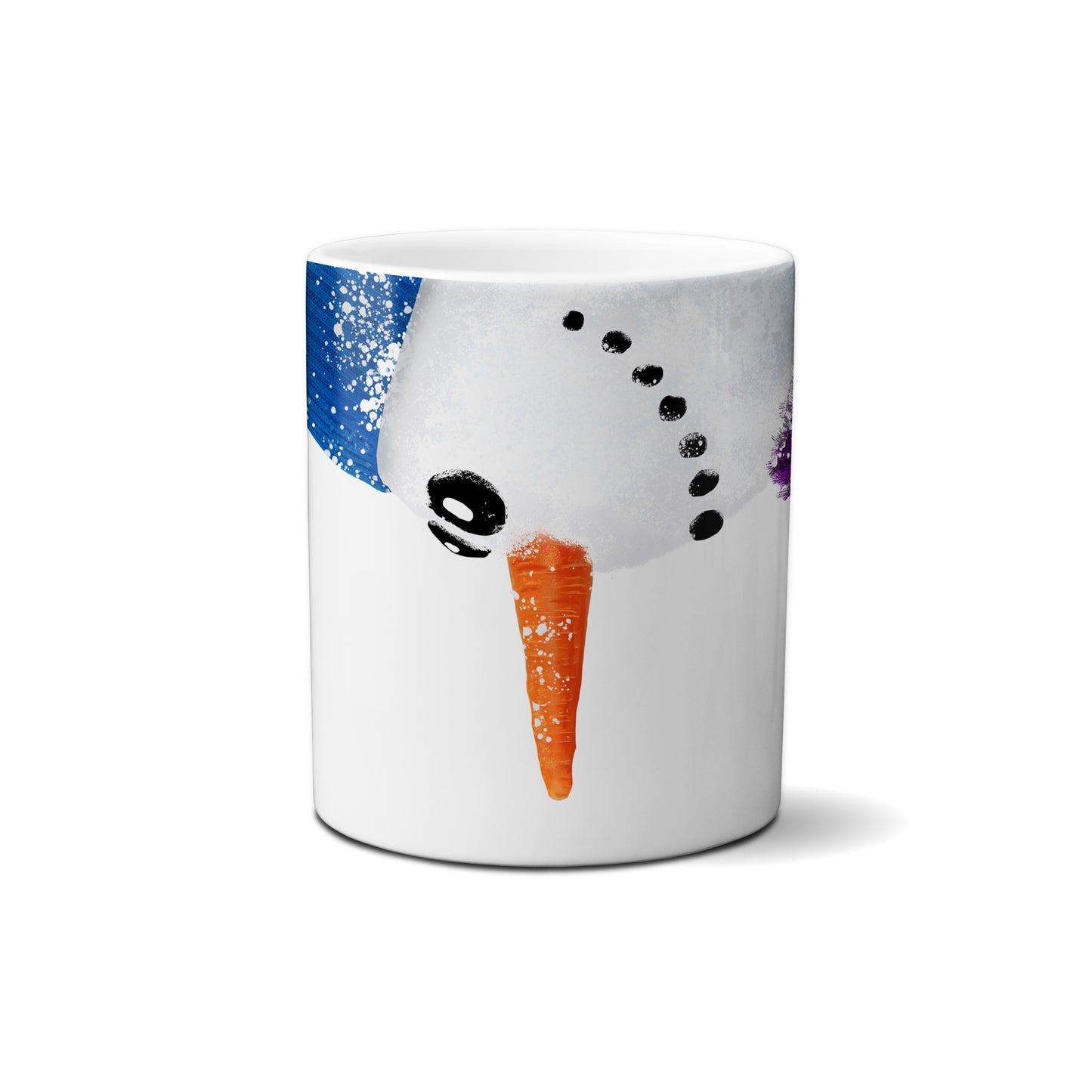 Snowman Blue and Purple by Snout Mugs®