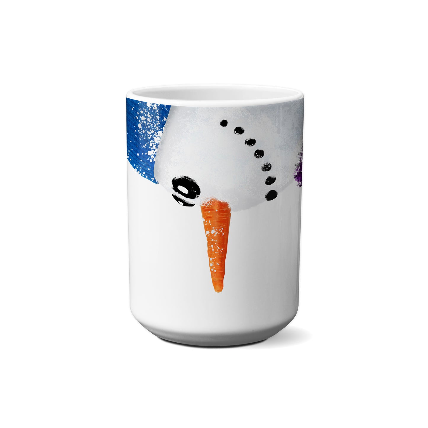 Snowman Blue and Purple by Snout Mugs®