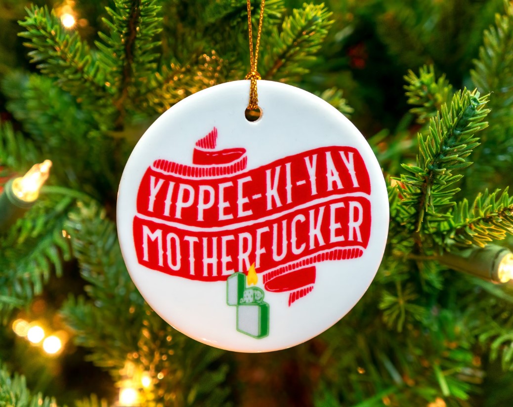 Yippee Ki Yay Die Hard Christmas Ornament