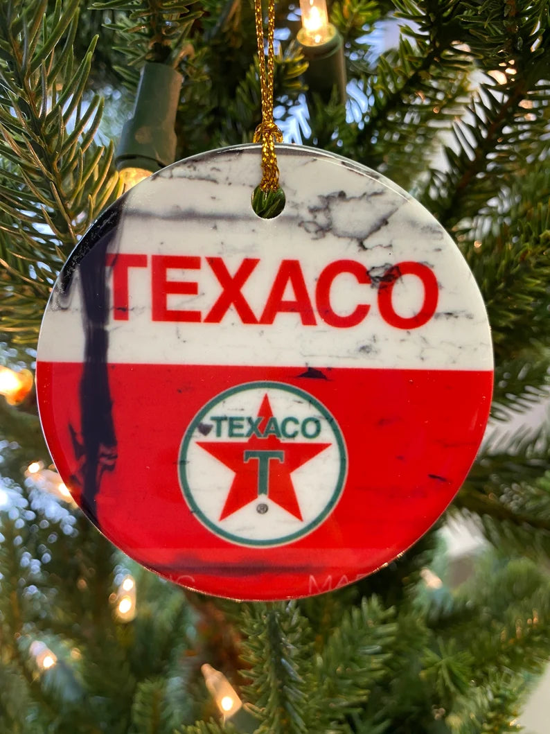 Texaco Oil Ornament