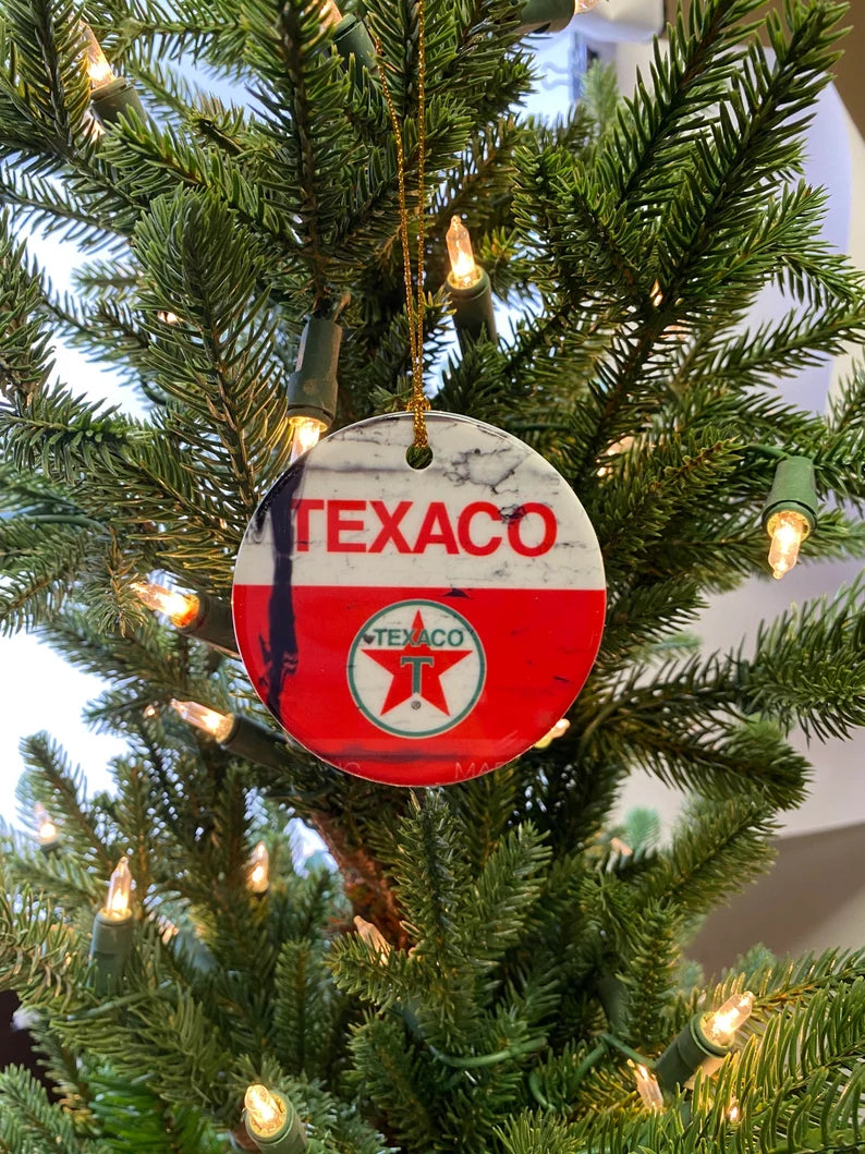 Texaco Oil Ornament