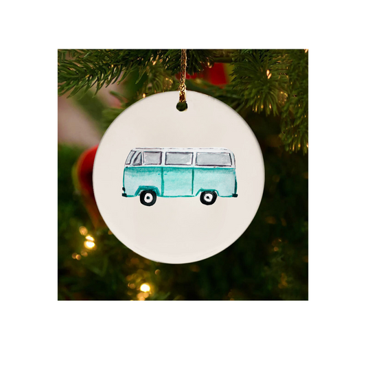 Groovy Ride Green Ornament