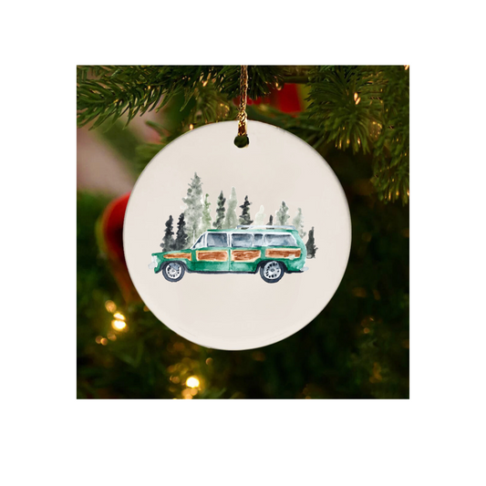 Rustic Roadster Ornament