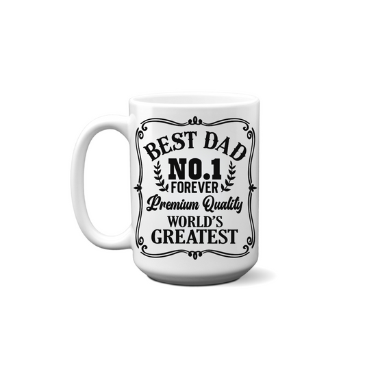 Best Dad No. 1 Mug