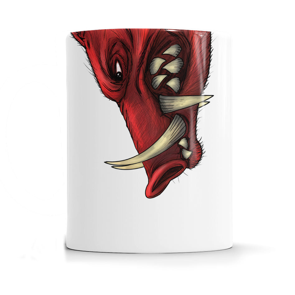 Red Hog Snout Mug