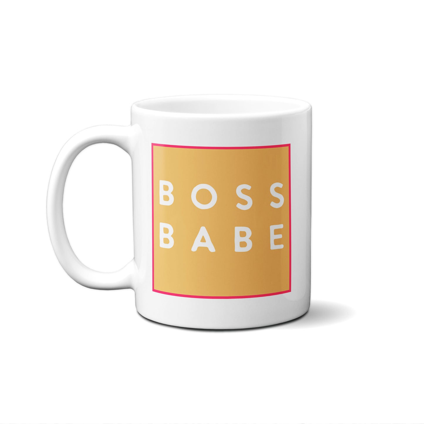 Colorblock Boss Babe Mug