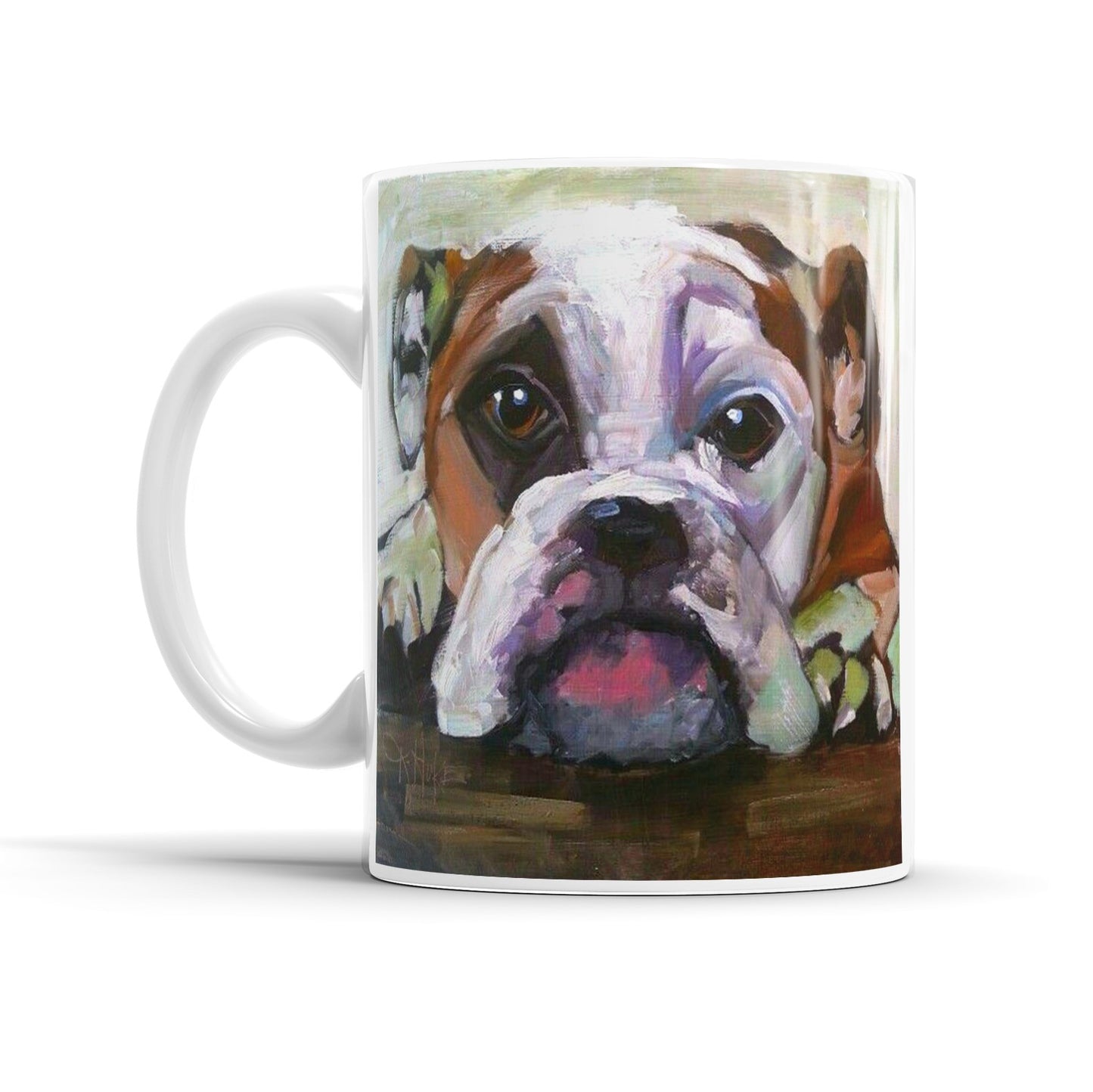 Bulldog Mug By K. Huke