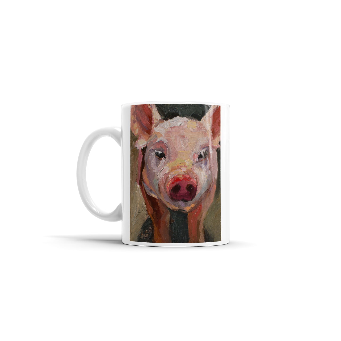 Farm Pig Mug By K. Huke