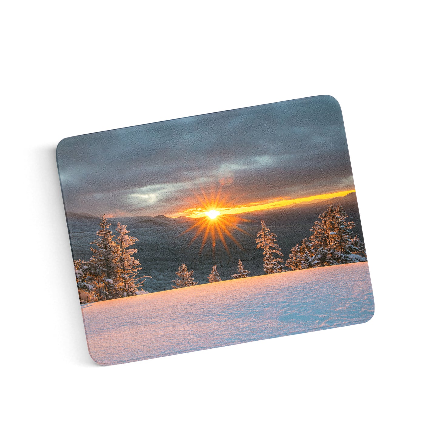Heavenly Winter Sunburst Cutting Board by Chris Whiton