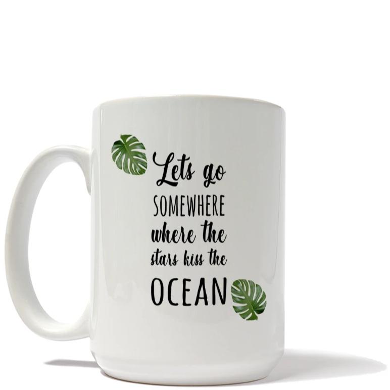 Stars Kiss The Ocean Mug