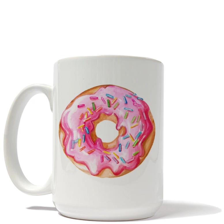 Pink Donut Mug
