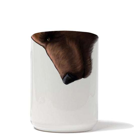Brown Bear Snout Mug