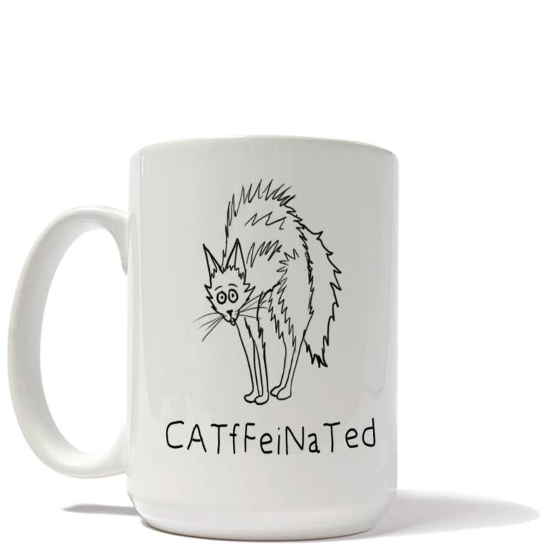 Catffinated Cat Coffee Mug