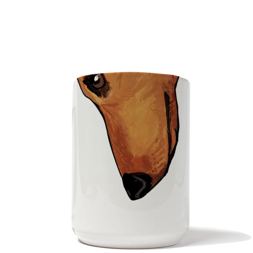 Tan Dachshund Snout Mug