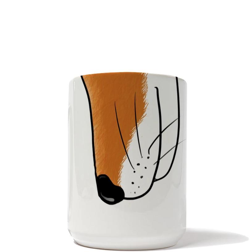 Cartoon Fox Snout Mug