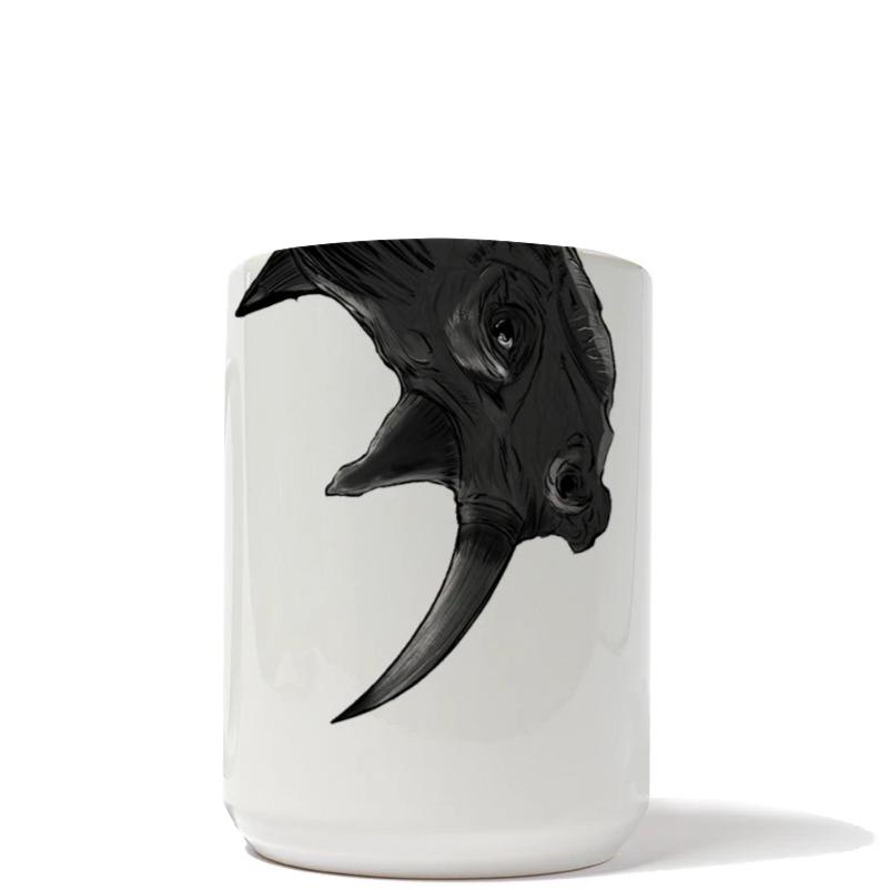 Black Rhino Snout Mug