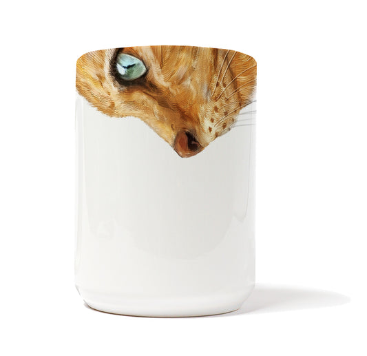Cat Orange Tabby Snout Mug