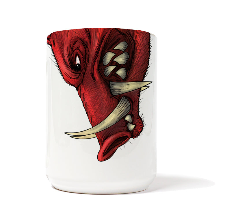 Red Hog Snout Mug