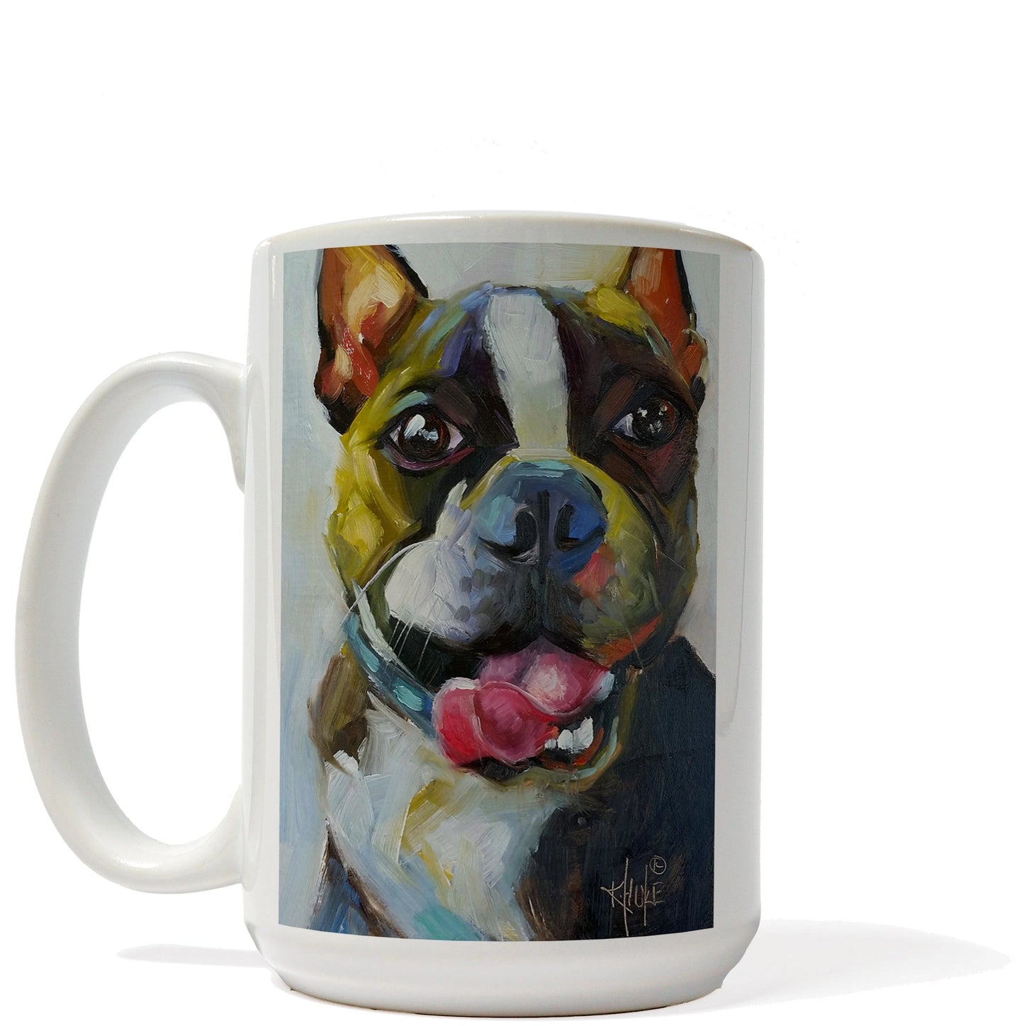 Boston Terrier Mug by K. Huke