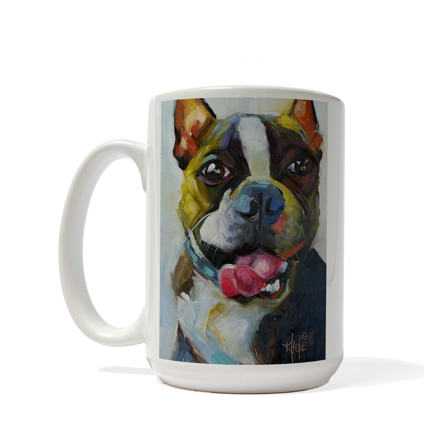 Boston Terrier Mug by K. Huke