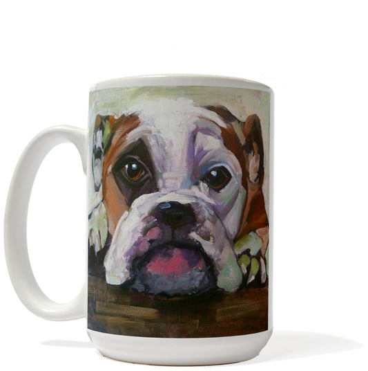Bulldog Mug By K. Huke