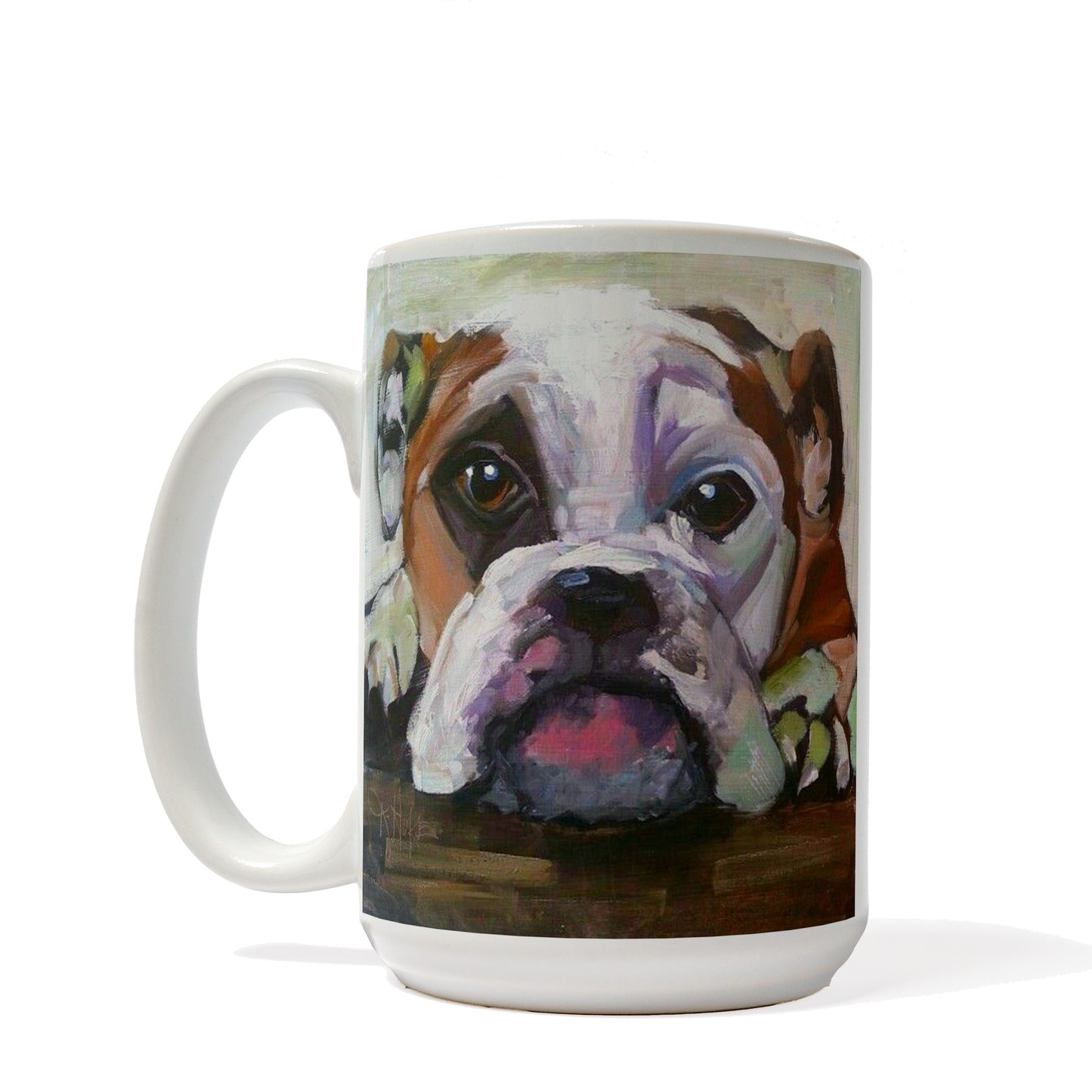 Bulldog Mug By K. Huke