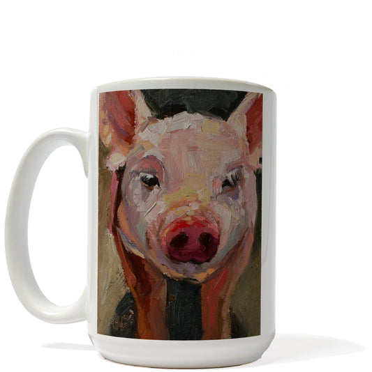 Farm Pig Mug By K. Huke