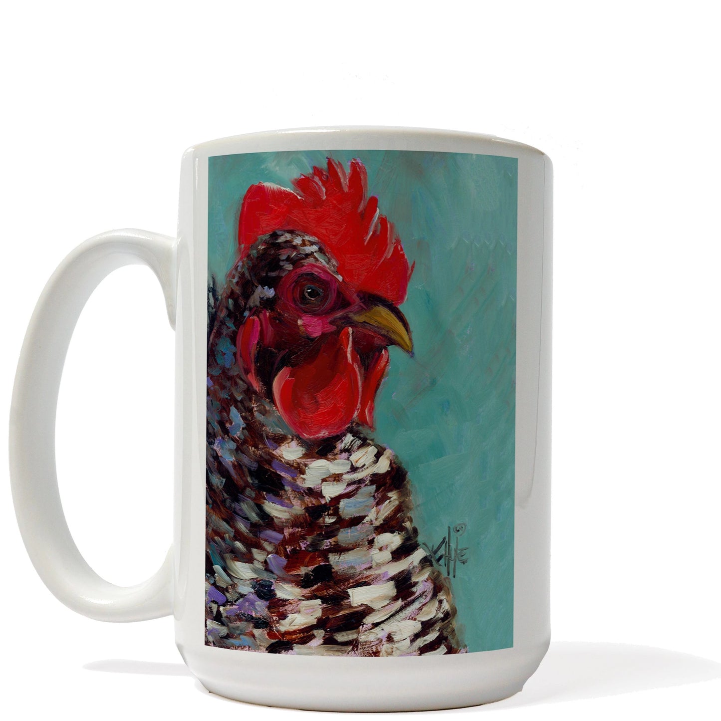 Rooster Mug By K. Huke