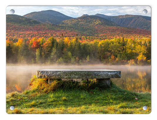 Misty Foliage Memories Glass Panel by Chris Whiton