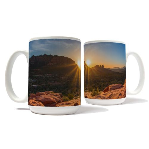 Cathedral Rock Sedona Sunset Mug by Chris Whiton