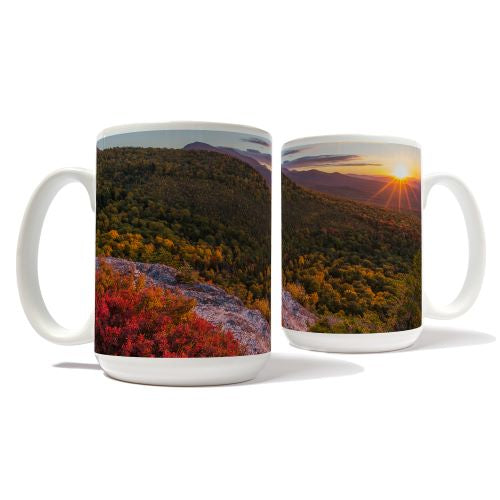 Early Autumn Nubble Sunset Mug by Chris Whiton