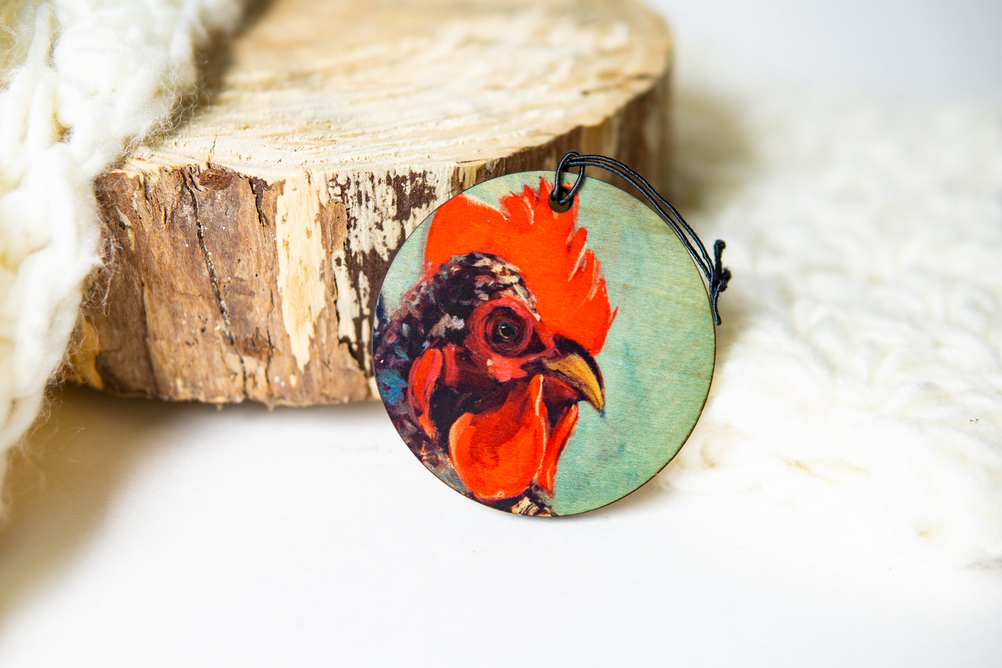 Rooster Ornament by K. Huke