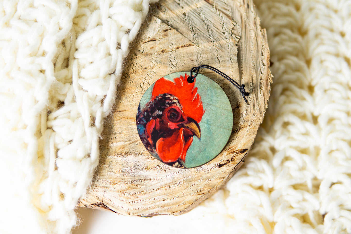 Rooster Ornament by K. Huke