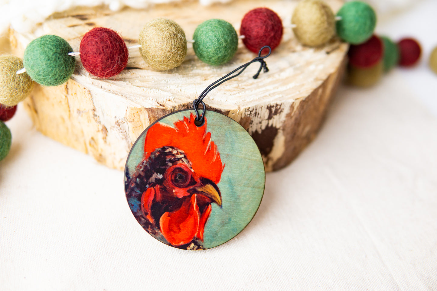 Rooster Ornament by K. Huke