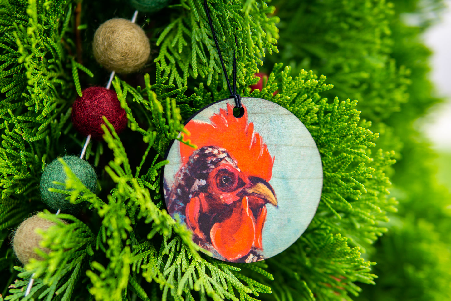 Rooster Ornament by K. Huke