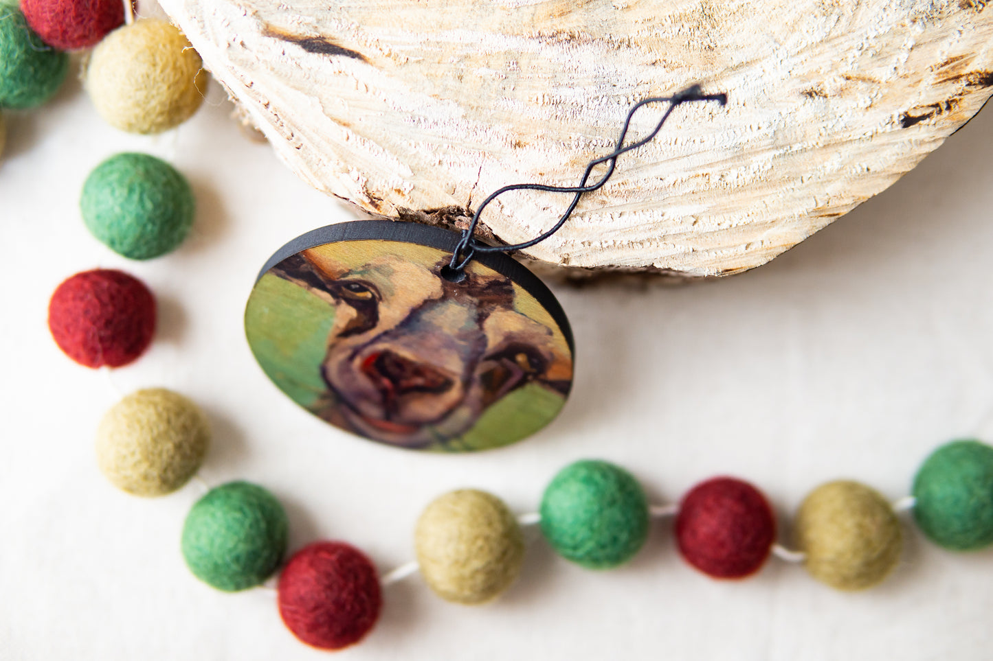 Bright Goat Ornament By K. Huke