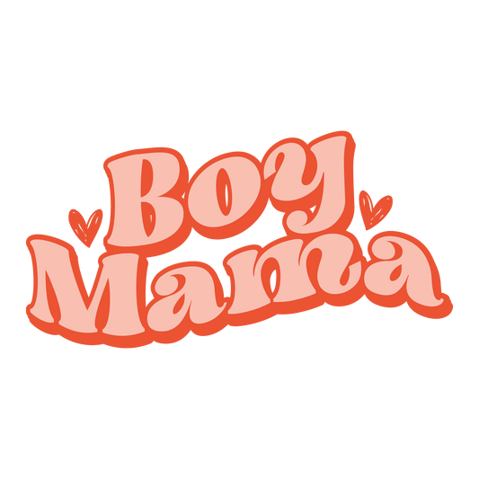Boy Mama Graphic Coaster