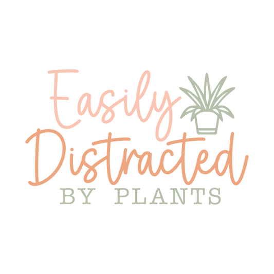 Easily Distracted By Plants Coaster